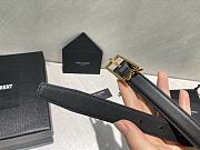 Bagsaaa YSL Cassandra Belt Black 2cm - 6
