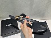 Bagsaaa YSL Cassandra Belt Black 2cm - 4