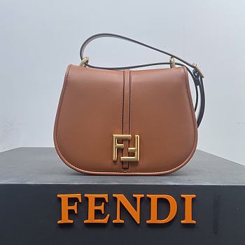 	 Bagsaaa Fendi Cmon Brown leather bag - 25x20x7cm