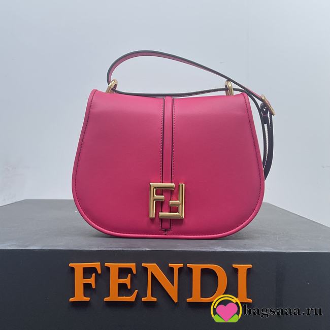 	 Bagsaaa Fendi Cmon Pink leather bag - 25x20x7cm - 1
