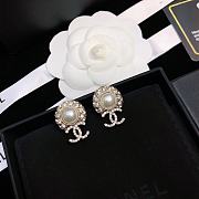 Bagsaaa Chanel Teardrop Pearl Gold Earrings - 6