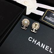Bagsaaa Chanel Teardrop Pearl Gold Earrings - 4