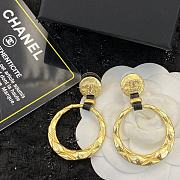Bagsaaa Chanel Hoop Gold Earrings - 3