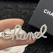 Bagsaaa Chanel Crystal Silver Brooch - 6