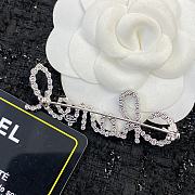 Bagsaaa Chanel Crystal Silver Brooch - 4