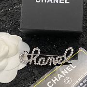 Bagsaaa Chanel Crystal Silver Brooch - 3