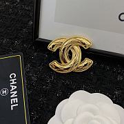 Bagsaaa Chanel Sall Gold Brooch - 3