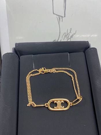 Bagsaaa Celine Gold Bracelet