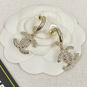 Bagsaaa Chanel CC Gold Earrings - 1