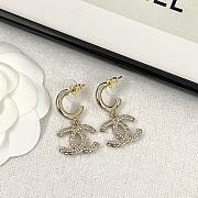 Bagsaaa Chanel CC Gold Earrings - 3