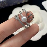 Bagsaaa Dior Montaigne Silver Ring - 1