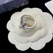 Bagsaaa Dior Montaigne Silver Ring - 4