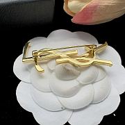 Bagsaaa YSL Gold Brooch - 4