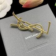 Bagsaaa YSL Gold Brooch - 2