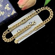 Bagsaaa Dior Montaigne Gold Bracelet  - 3