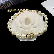 Bagsaaa Dior CD Logo Pearl Set (Necklace + Bracelet) - 5