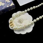 Bagsaaa Dior CD Logo Pearl Set (Necklace + Bracelet) - 4