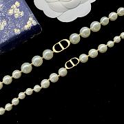 Bagsaaa Dior CD Logo Pearl Set (Necklace + Bracelet) - 3