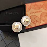 Bagsaaa Chanel Pearl Stud Earrings - 4