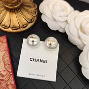 Bagsaaa Chanel Pearl Stud Earrings - 2