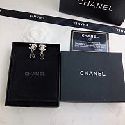 Bagsaaa Chanel Tear Drop Black Earrings - 4