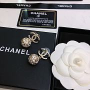 Bagsaaa Chanel Crystal Ball Drop Earrings - 3