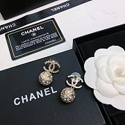 Bagsaaa Chanel Crystal Ball Drop Earrings - 2