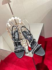 	 Bagsaaa Christian Louboutin Spikita Strap 100 Black Spike Heels - 6