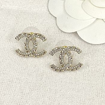 Bagsaaa Chanel CC Logo Earrings