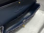 Bagsaaa Chanel Tweed Flap Bag Blue and Flower - 25cm - 5
