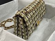 Bagsaaa Chanel Classic Handbag Wool Tweed & Gold-Tone Metal A01112 - 15.5 × 25.5 × 6.5 cm - 4