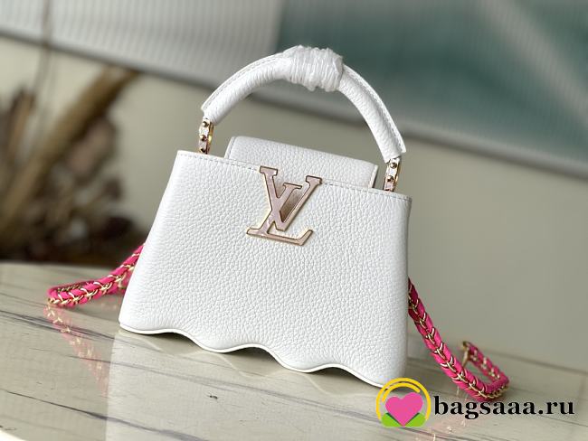 	 Bagsaaa Louis Vuitton Capucines Mini Light Pink Pink - M22121 - 22cm - 1