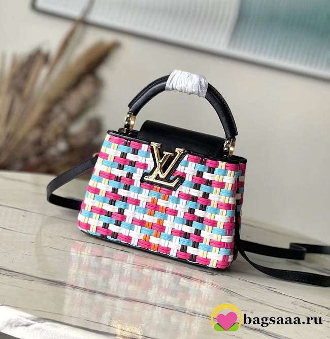 Bagsaaa Louis Vuitton Capucines Multicolor Coated canvas - 21 * 14 * 8 cm - 1