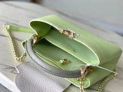 Bagsaaa Louis Vuitton Capucines BB Vert Noto Green - 27 x 18 x 9 cm - 3