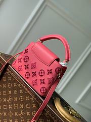 	 Bagsaaa Louis Vuitton Capucines Mini Dark Pink Monogram - 21x14x8cm - 5