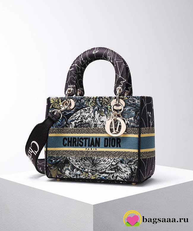 Bagsaaa Dior Lady Medium Pietro Ruffo - 24x20x11cm - 1