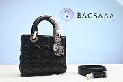 Bagsaaa Dior Small Lady Black Cannage Lambskin - 20 x 17 x 8 cm - 1