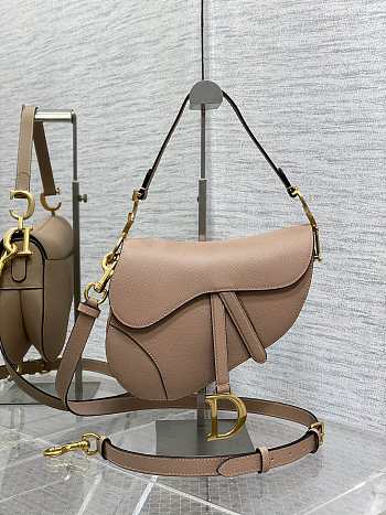 Bagsaaa Dior Saddle Nude Color - 24×6×18cm