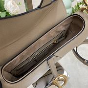 Bagsaaa Dior Saddle Grey Bag - 25.5x20x6.5cm - 5