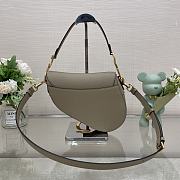 Bagsaaa Dior Saddle Grey Bag - 25.5x20x6.5cm - 2