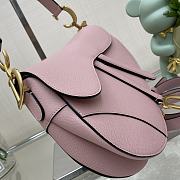 	 Bagsaaa Dior Saddle Pink Bag - 25.5x20x6.5cm - 5