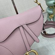 	 Bagsaaa Dior Saddle Pink Bag - 25.5x20x6.5cm - 2