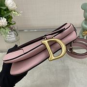 	 Bagsaaa Dior Saddle Pink Bag - 25.5x20x6.5cm - 3