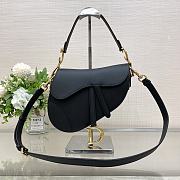 	 Bagsaaa Dior Saddle Black Bag - 25.5x20x6.5cm - 1