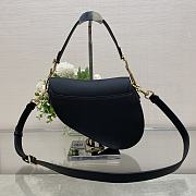 	 Bagsaaa Dior Saddle Black Bag - 25.5x20x6.5cm - 5