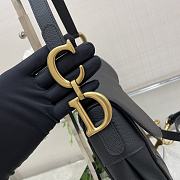 	 Bagsaaa Dior Saddle Black Bag - 25.5x20x6.5cm - 6