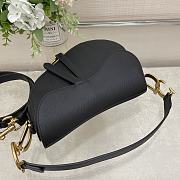 	 Bagsaaa Dior Saddle Black Bag - 25.5x20x6.5cm - 2