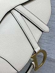 	 Bagsaaa Dior Saddle White Bag - 25.5x20x6.5cm - 5