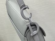 Bagsaaa Dior Saddle Light Grey - 25.5 x 20 x 6.5 cm - 6