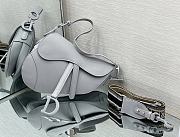 Bagsaaa Dior Saddle Light Grey - 25.5 x 20 x 6.5 cm - 2
